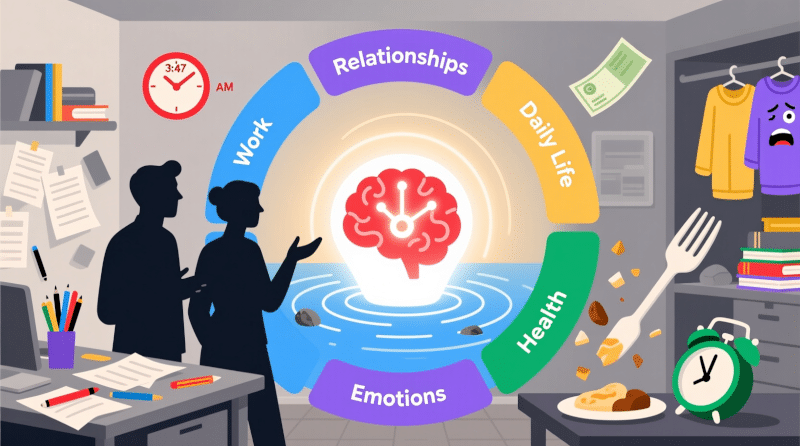 СДВГ влияет на разные сферы жизни